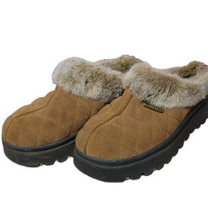 Vintage Sketchers Fur Mule Clogs Size 9.5